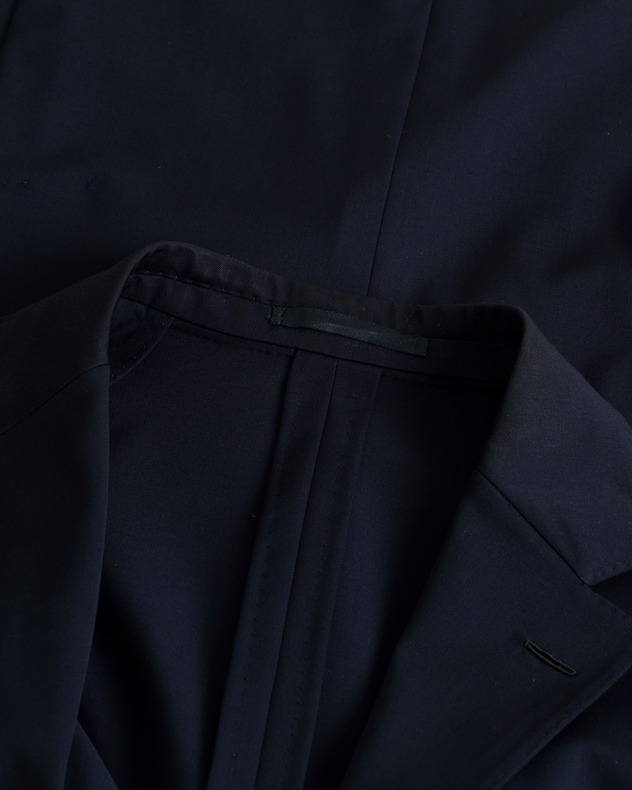 Herren | Caruso Traveller Houdini Suit Navy | Pre-owned | Caruso Traveller Houdini Suit Navy
