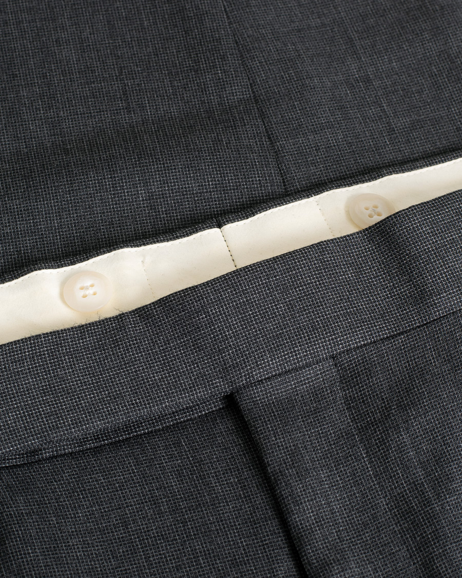 Herren | Polo Ralph Lauren Clothing Connery Peak Lapel Wool Suit Grey | Pre-owned | Polo Ralph Lauren Clothing Connery Peak Lapel Wool Suit Grey