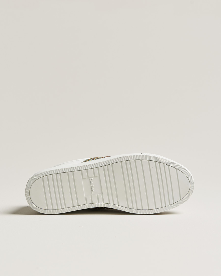 Herren | Paul Smith Ivo Sneaker White Multistripe Nappa | Pre-owned | Paul Smith Ivo Sneaker White Multistripe Nappa