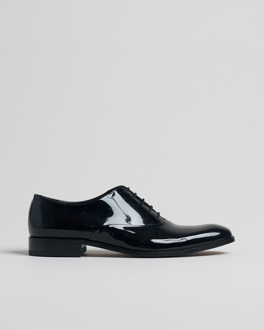 Herren | Loake Lifestyle Patent Black | Pre-owned | Loake Lifestyle Patent Black