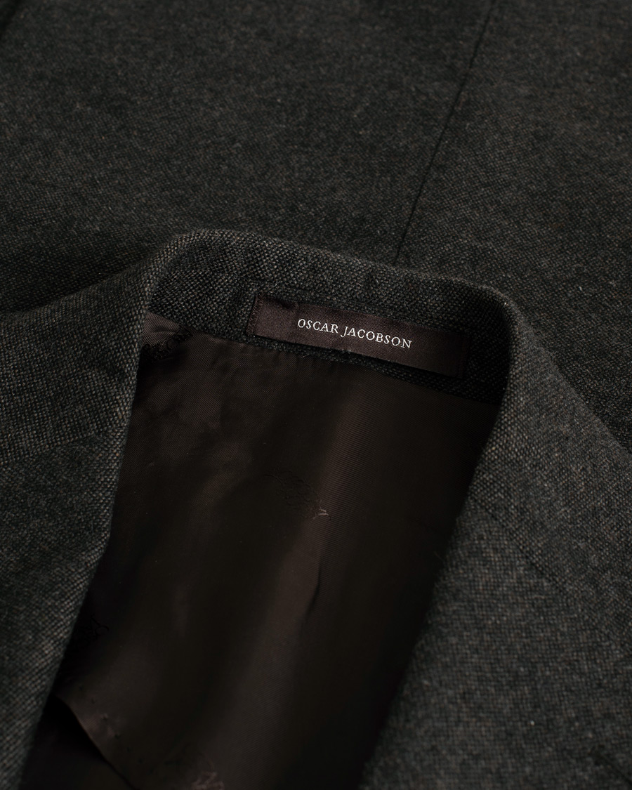 Herren | Oscar Jacobson Edgar Wool Blazer Brown 46 | Pre-owned | Oscar Jacobson Edgar Wool Blazer Brown 46