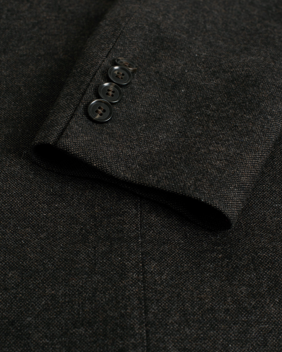 Herren | Oscar Jacobson Edgar Wool Blazer Brown 46 | Pre-owned | Oscar Jacobson Edgar Wool Blazer Brown 46