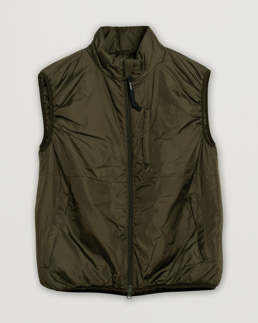 Herren | Jacken | Pre-owned | Aspesi Jil Padded Vest Dark Military