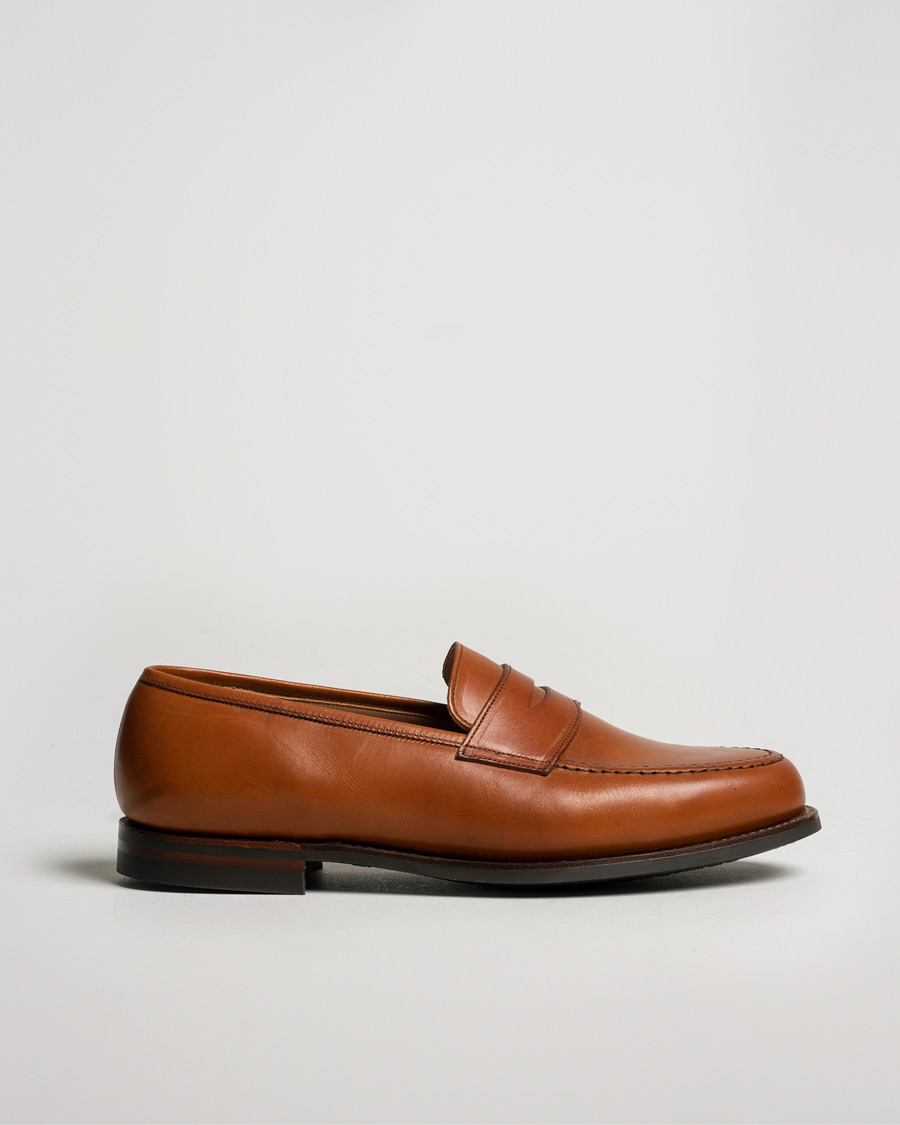 Herren | Crockett & Jones Boston City Sole Congac Calf | Pre-owned | Crockett & Jones Boston City Sole Congac Calf