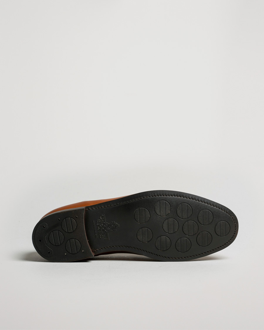 Herren | Crockett & Jones Boston City Sole Congac Calf | Pre-owned | Crockett & Jones Boston City Sole Congac Calf