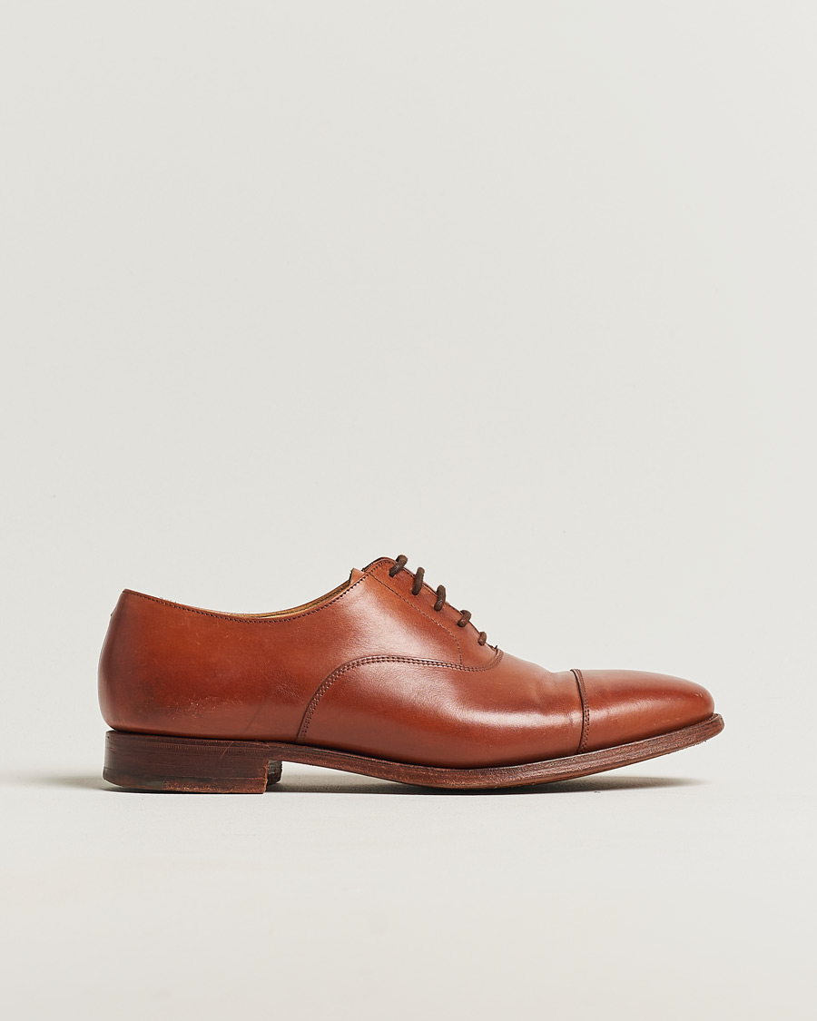 Herren | Pre-owned Schuhe | Pre-owned | Crockett & Jones Connaught Oxford Chestnut Calf UK6 - EU40