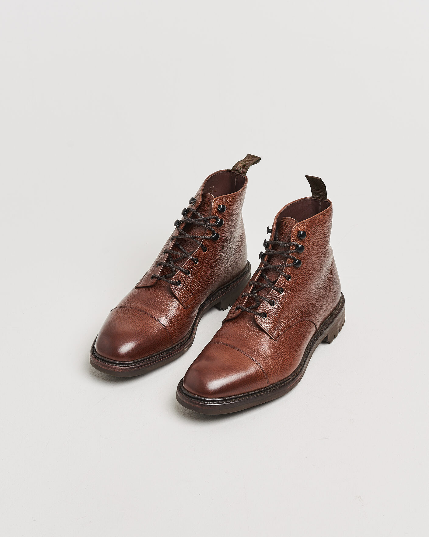Herren | Pre-owned Rahmengenähte Schuhe | Pre-owned | Loake 1880 Sedbergh Derby Boot Brown Grain Calf UK9 - EU43