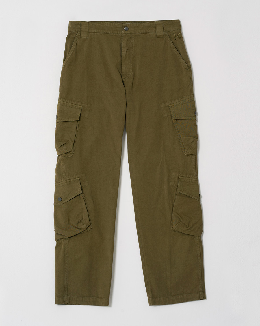 Herren | Hosen | Pre-owned | KENZO Utilitarian Cargo Trousers Green W32