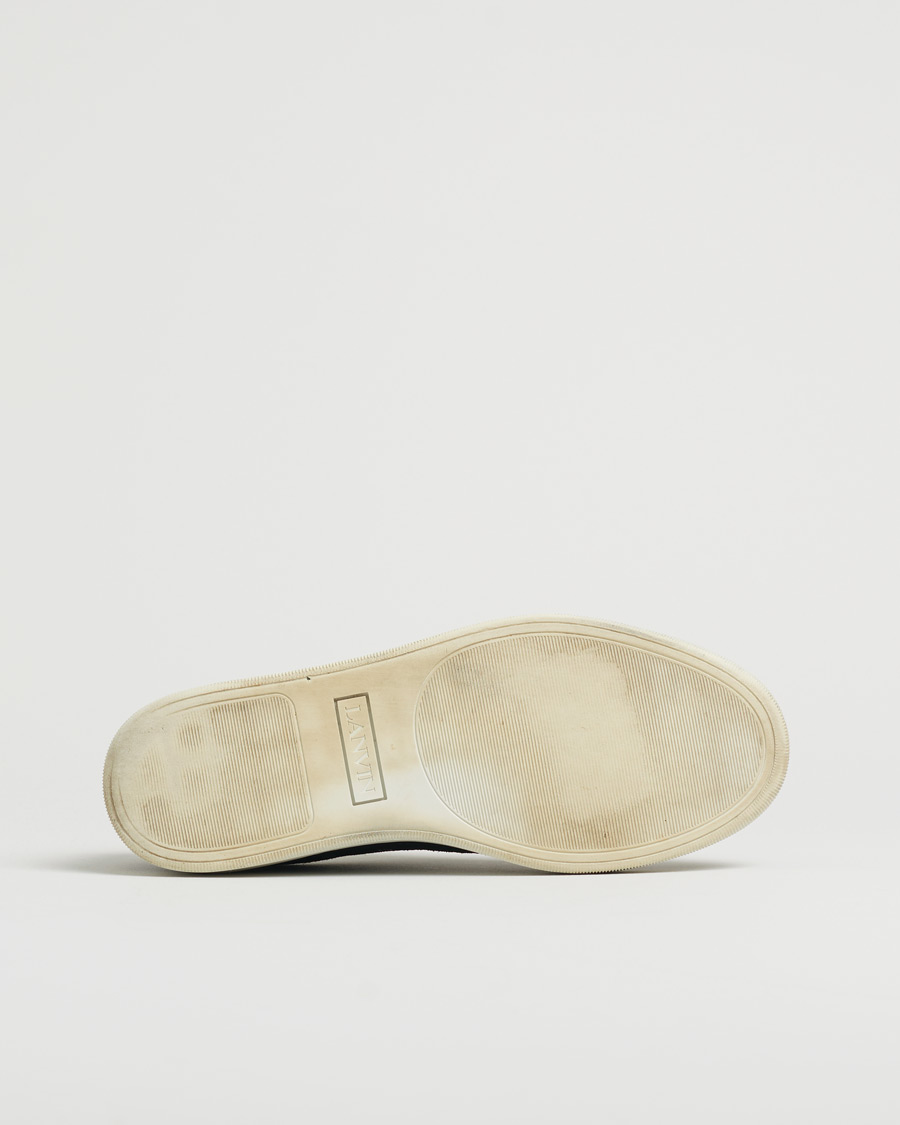 Herren | Lanvin DBB1 Patent Cap Toe Sneaker Black | Pre-owned | Lanvin DBB1 Patent Cap Toe Sneaker Black