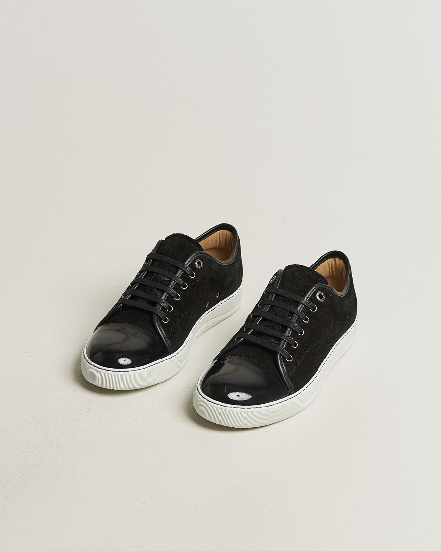 Herren | Pre-owned Schuhe | Pre-owned | Lanvin DBB1 Patent Cap Toe Sneaker Black UK7 - EU41