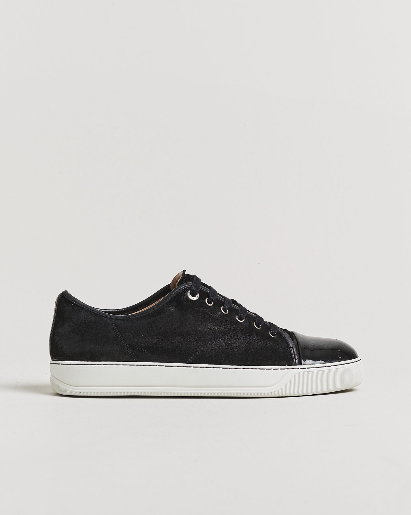 Herren | Pre-owned Schuhe | Pre-owned | LanvinDBB1 Patent Cap Toe SneakerBlackUK9 - EU43