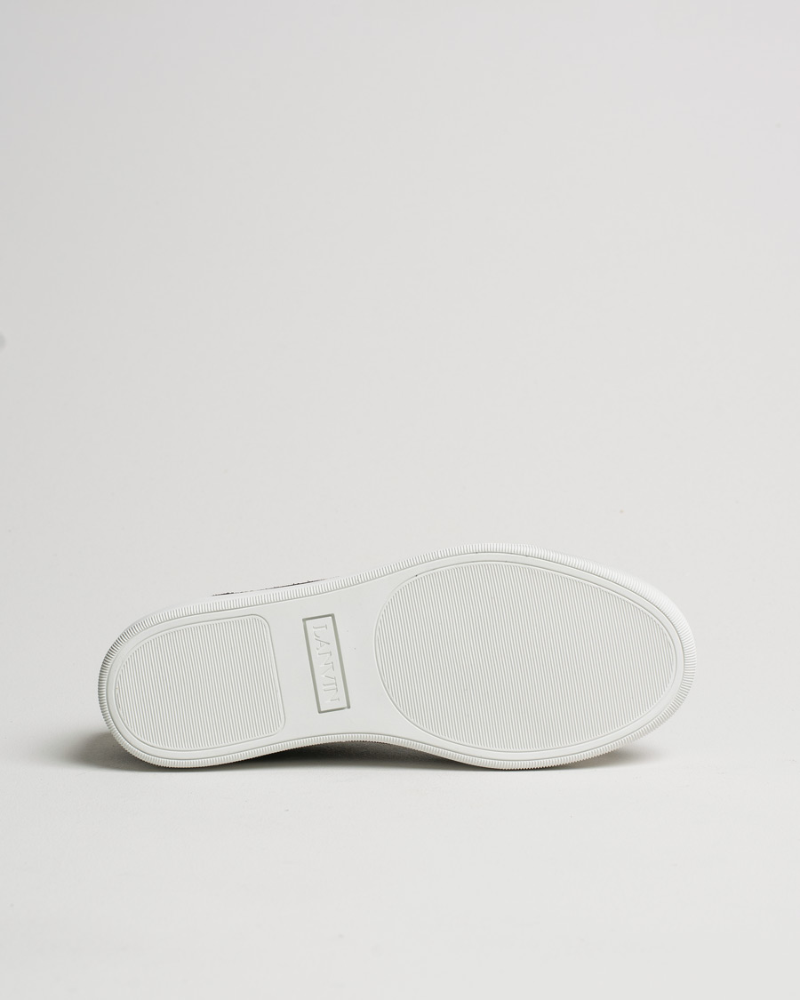 Herren | Lanvin Patent Cap Toe Sneaker Black | Pre-owned | Lanvin Patent Cap Toe Sneaker Black