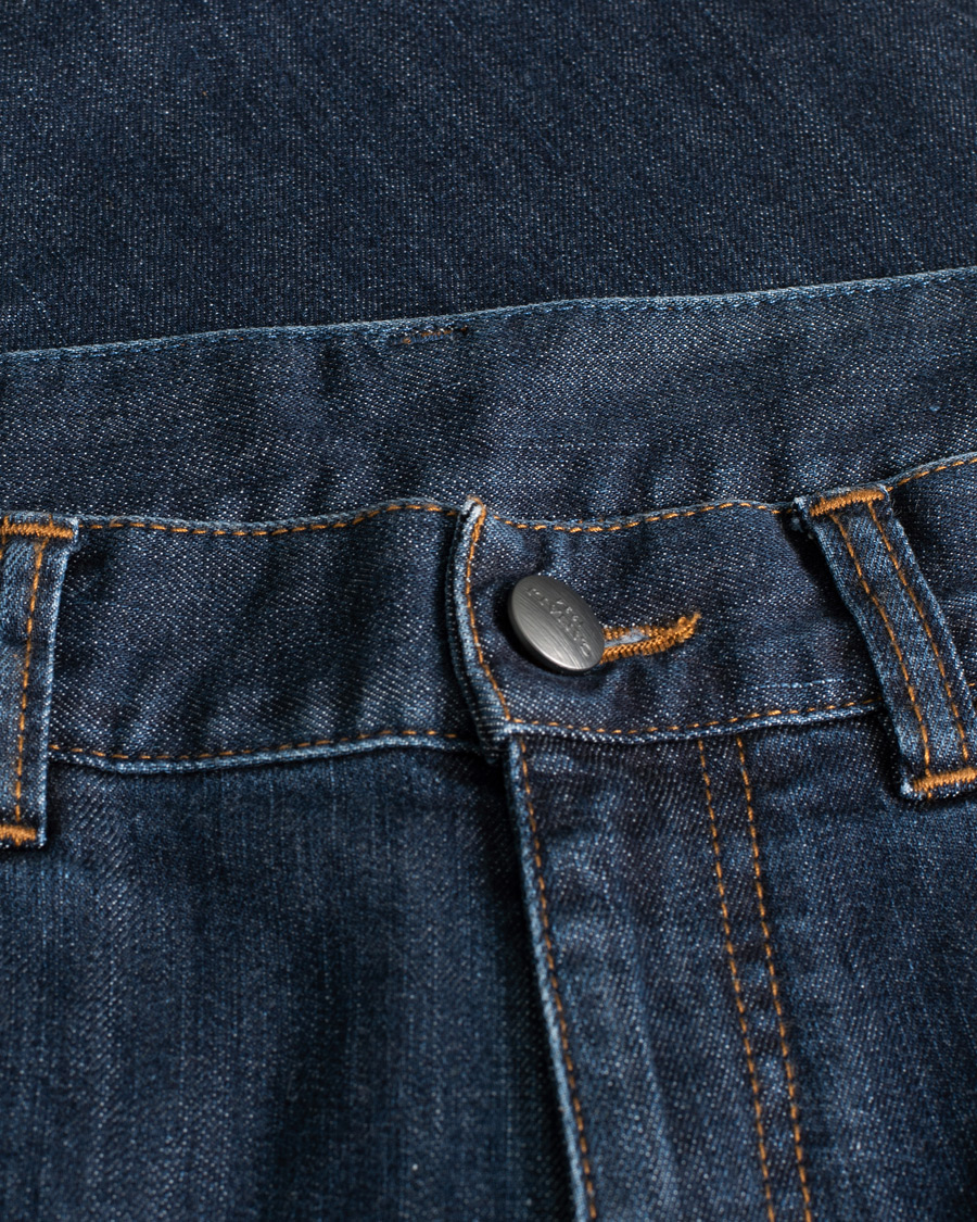 Herren | Jeans | Pre-owned | Canali Slim Fit Stretch Jeans Dark Blue Wash