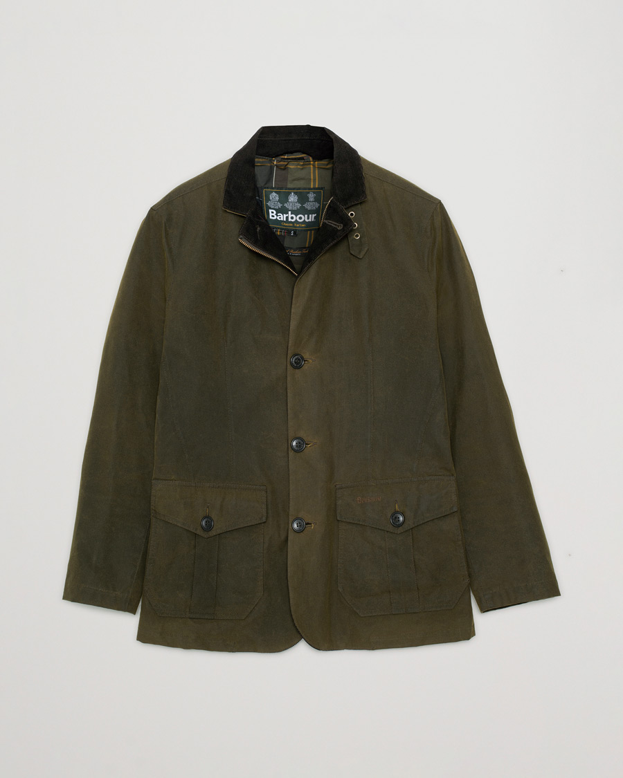 Herren | Jacken | Pre-owned | Barbour Lifestyle Lutz Wax Jacket Olive