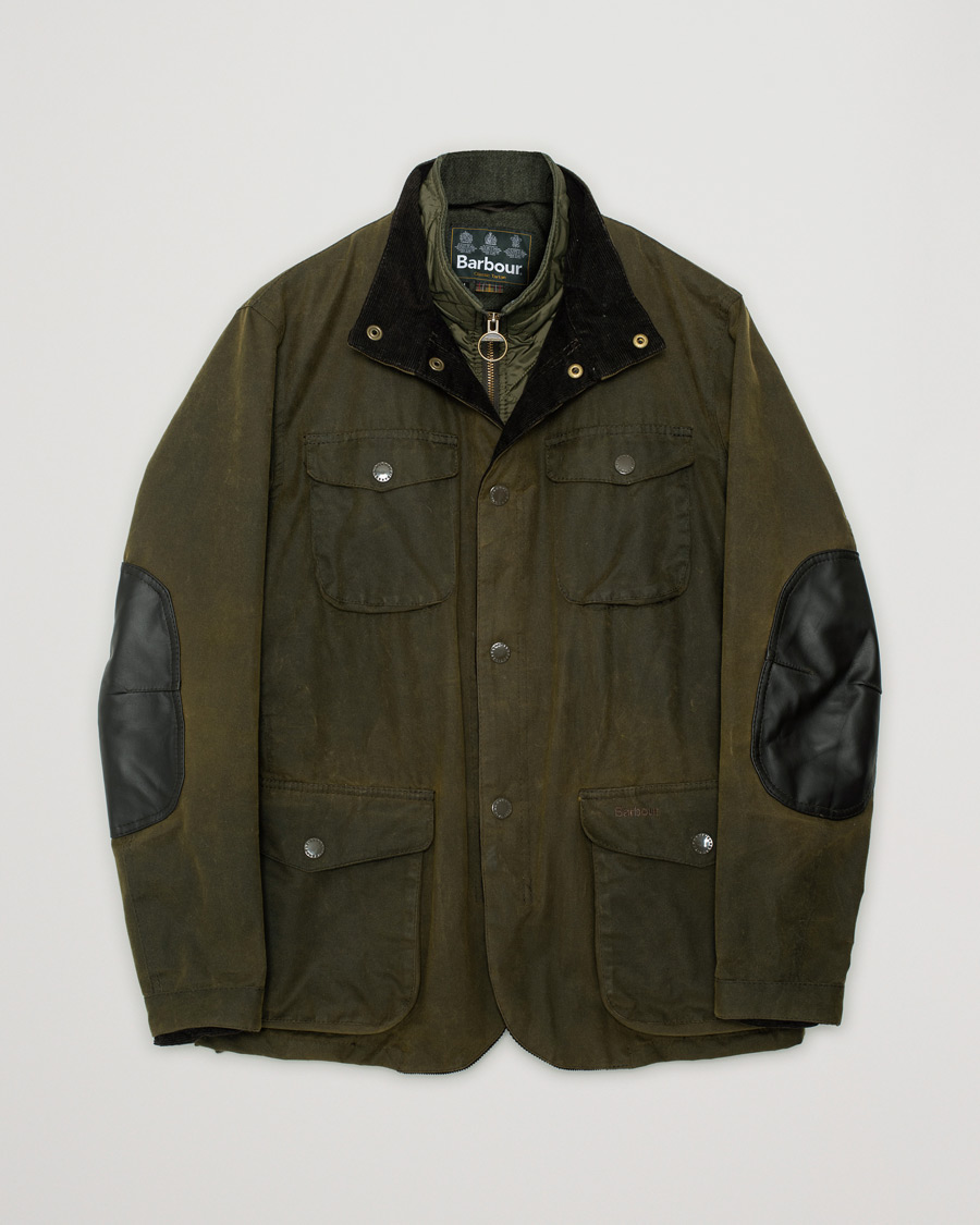 Herren | Jacken | Pre-owned | Barbour Lifestyle Ogston Waxed Jacket Olive