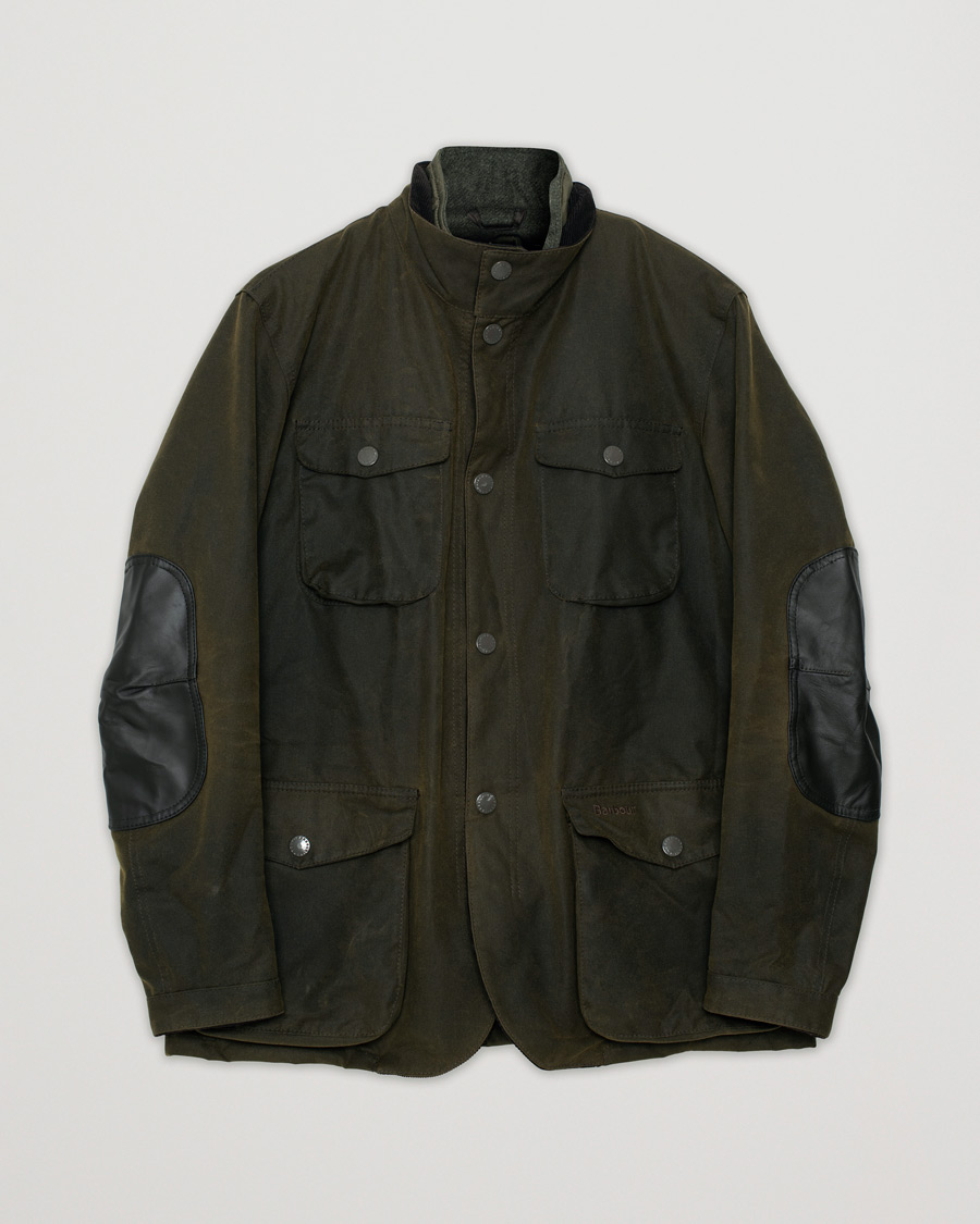 Herren | Jacken | Pre-owned | Barbour Lifestyle Ogston Waxed Jacket Olive