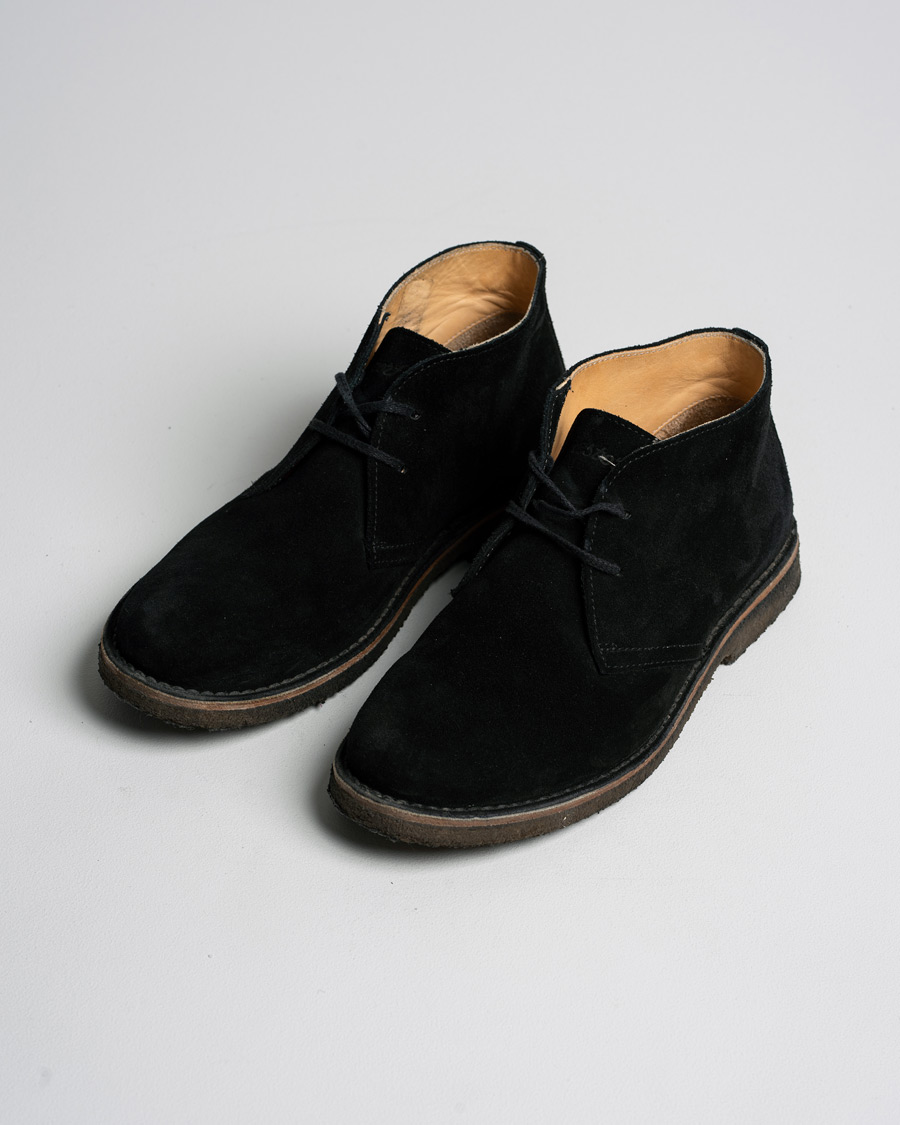 Herren | Astorflex Greenflex Desert Boot Black Suede 44 | Pre-owned | Astorflex Greenflex Desert Boot Black Suede 44