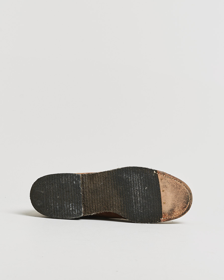 Herren | Pre-owned Schuhe | Pre-owned | Alden 46054H Plain Toe Boot Snuff Suede US8 - EU41,5