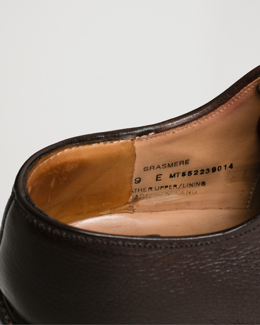 Herren | Crockett & Jones x Tärnsjö Garveri Grasmere Country Grain Dainite Dark Brown | Pre-owned | Crockett & Jones x Tärnsjö Garveri Grasmere Country Grain Dainite Dark Brown