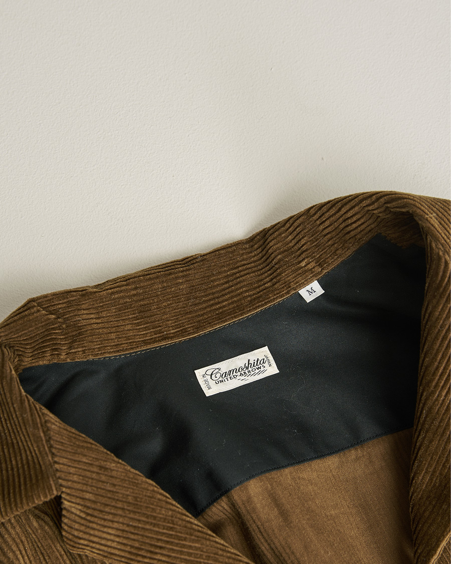 Herren | Hemden | Pre-owned | Camoshita Unlined Manchester Shirt Blouson Green M