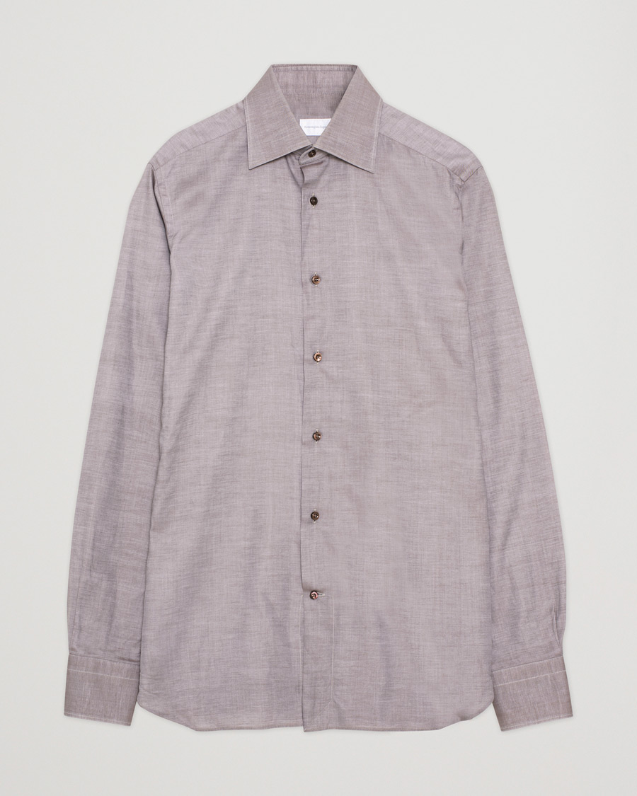 Herren |  | Pre-owned | Ermenegildo Zegna Slim Fit Cotton Shirt Grey M