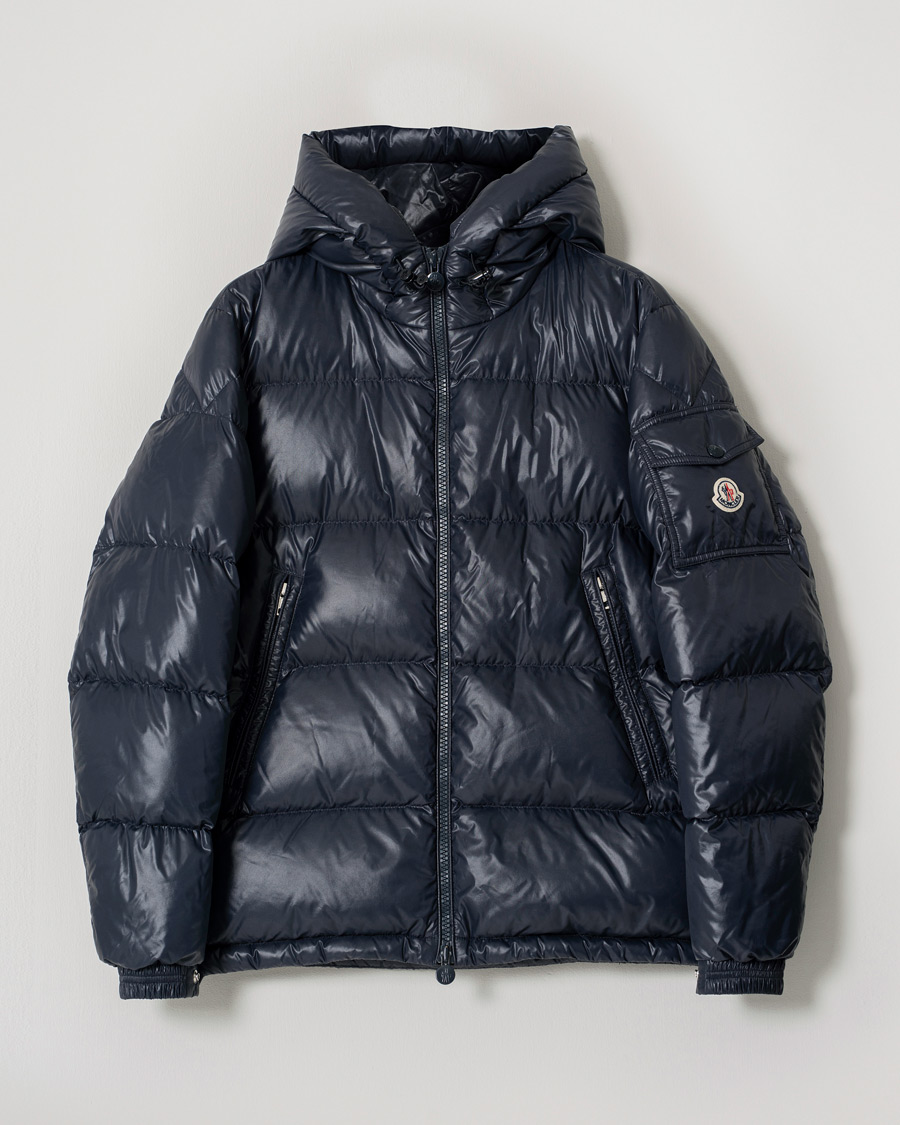 Herren | Jacken | Pre-owned | Moncler Ecrins Gloss Down Jacket Navy