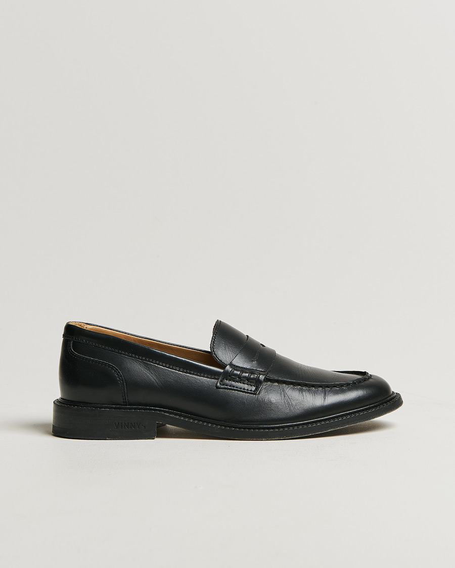 Herren | VINNY's Townee Penny Loafer Black | Pre-owned | VINNY's Townee Penny Loafer Black