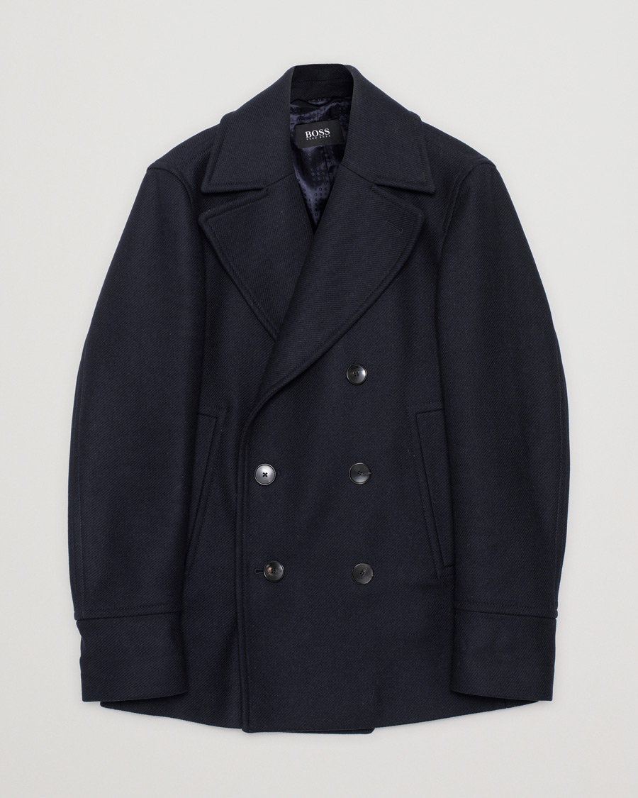 Herren | Jacken | Pre-owned | BOSS Hyde Peacoat Dark Blue