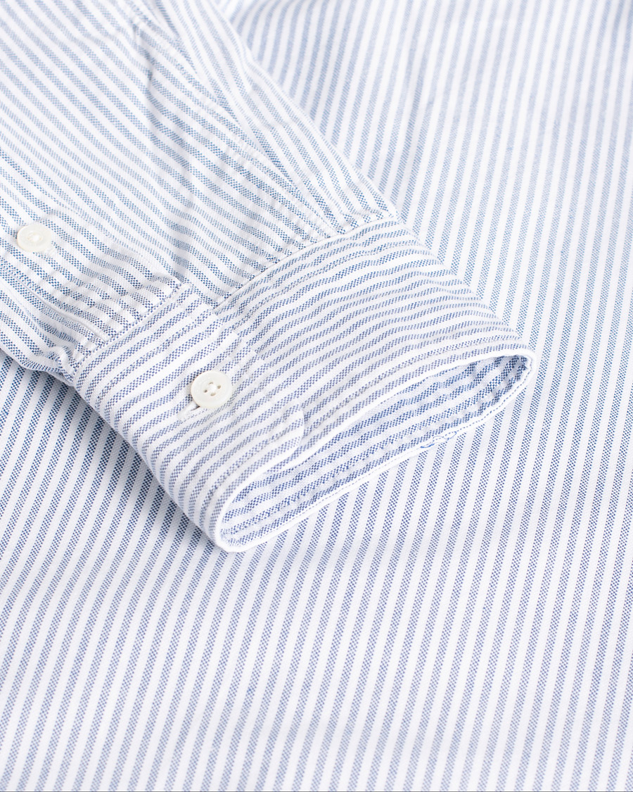 Herren | Hemden | Pre-owned | BEAMS PLUS Oxford Button Down Shirt Blue Stripe