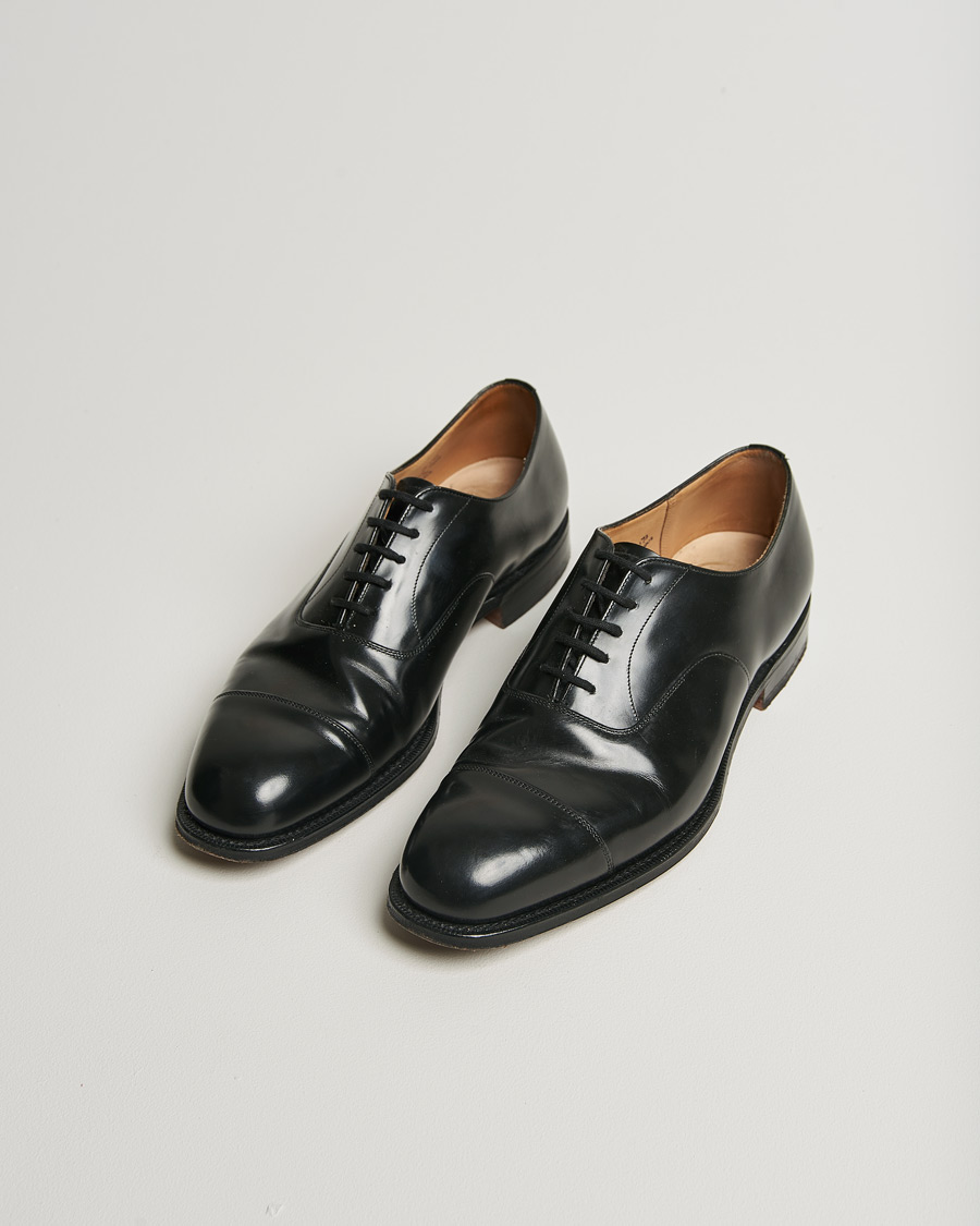 Herren | Church's Consul Calf Leather Oxford Black | Pre-owned | Church's Consul Calf Leather Oxford Black