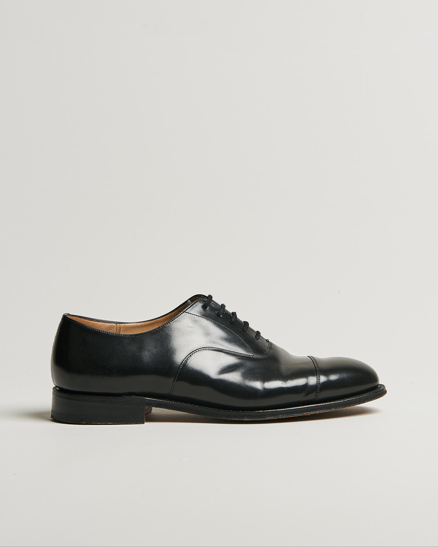 Herren | Church's Consul Calf Leather Oxford Black | Pre-owned | Church's Consul Calf Leather Oxford Black