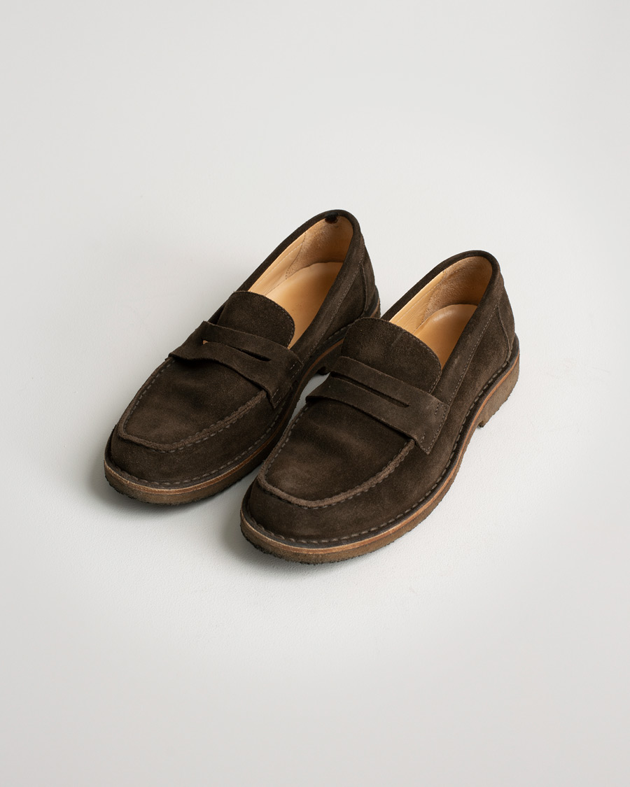 Herren | Astorflex Mokaflex Loafer Dark Brown Suede | Pre-owned | Astorflex Mokaflex Loafer Dark Brown Suede