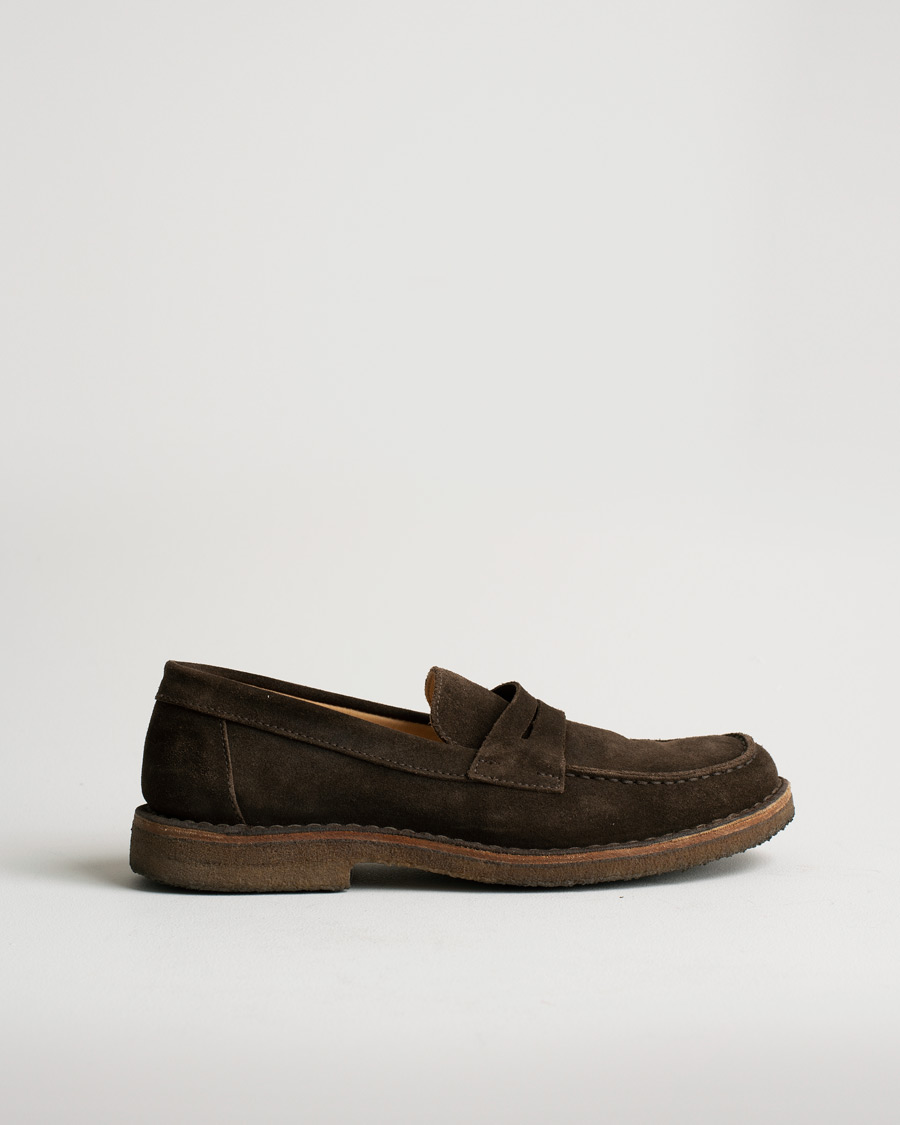 Herren | Astorflex Mokaflex Loafer Dark Brown Suede | Pre-owned | Astorflex Mokaflex Loafer Dark Brown Suede