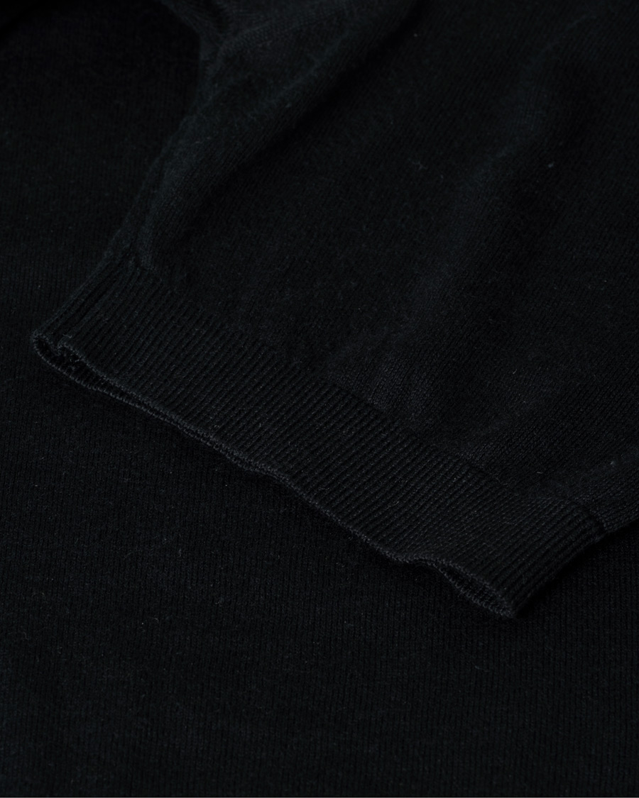 Herren | Poloshirts | Pre-owned | John Smedley Adrian Slim Fit Sea Island Polo Black