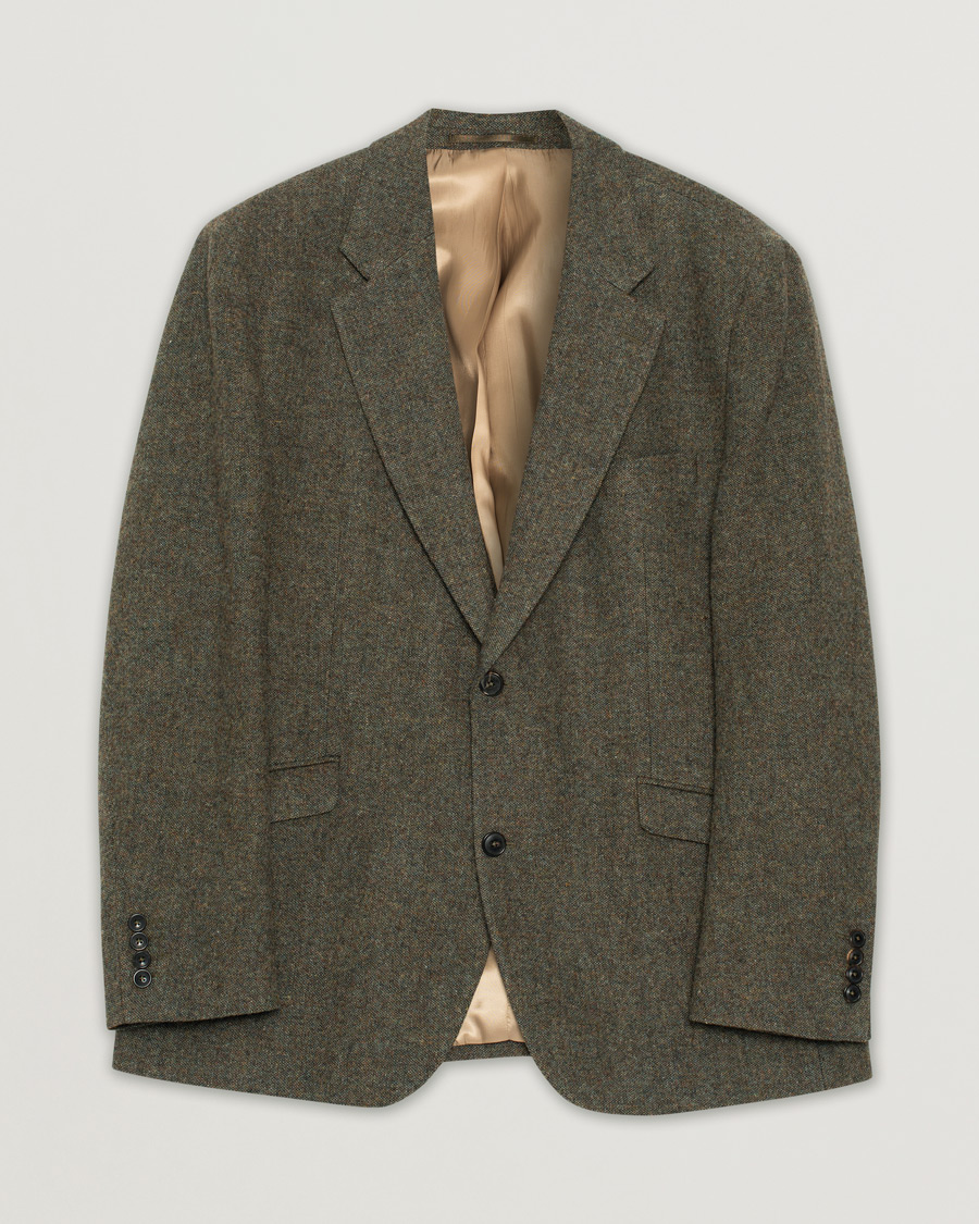 Herren | Sakkos | Pre-owned | Walker Slater William Shetland Tweed Jacket Moss Donegal 56