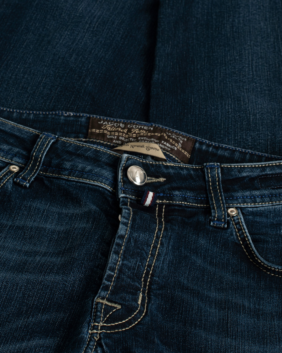 Herren | Jeans | Pre-owned | Jacob Cohën Nick 622 Slim Fit Stretch Jeans Medium Blue W33