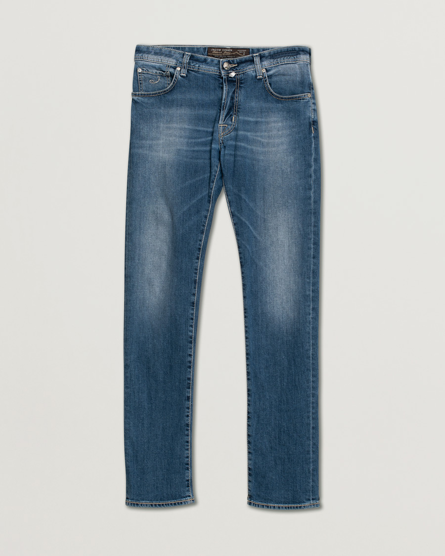 Herren | Jeans | Pre-owned | Jacob Cohën Nick 622 Slim Fit Stretch Jeans Blue W33
