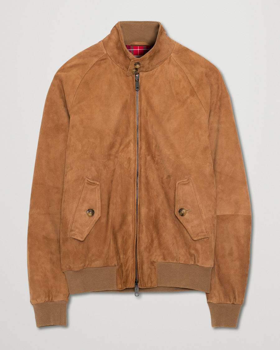 Herren | Jacken | Pre-owned | Baracuta G9 Suede Jacket Tobacco