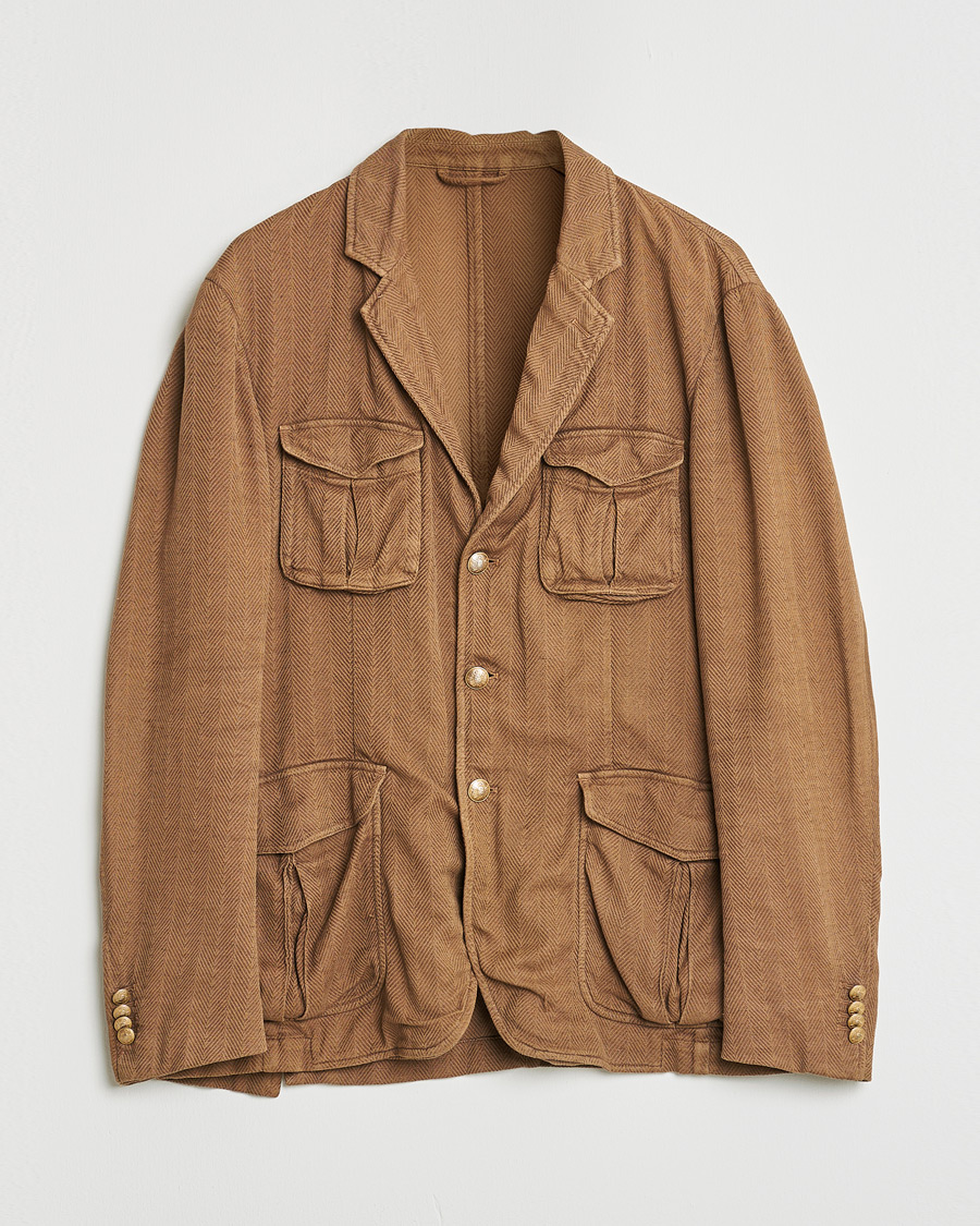 Herren | Pre-owned Sakkos | Pre-owned | Altea Safari Blazer Camel Brown 52