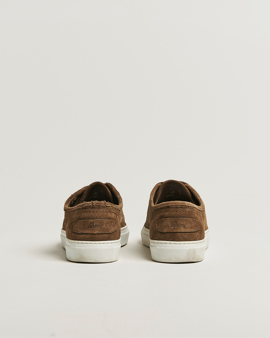 Herren | Brioni Casetta Suede Sneakers Brown | Pre-owned | Brioni Casetta Suede Sneakers Brown
