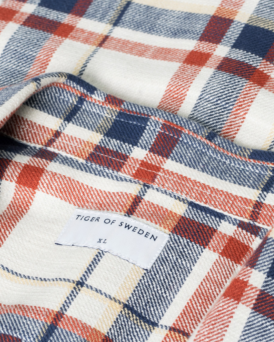 Herren | Hemden | Pre-owned | Tiger of Sweden Benjamin Cotton Shirt Light Ink