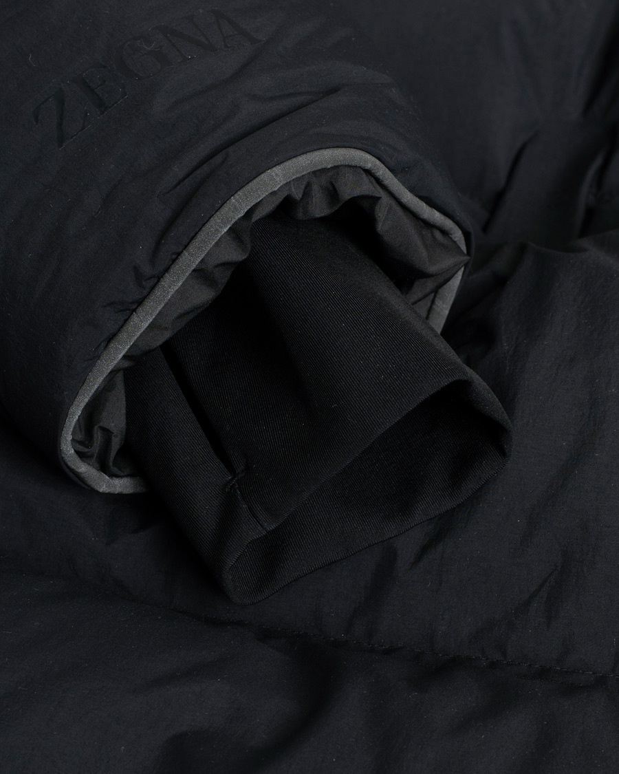 Herren | Jacken | Pre-owned | Zegna Laminated Down Jacket Black