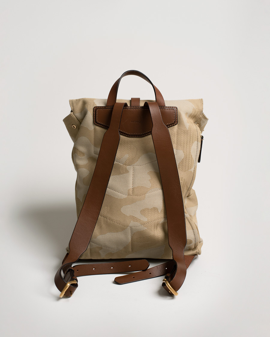 Herren | Mismo M/S Rucksack Shades off Dune/Cuoio | Pre-owned | Mismo M/S Rucksack Shades off Dune/Cuoio