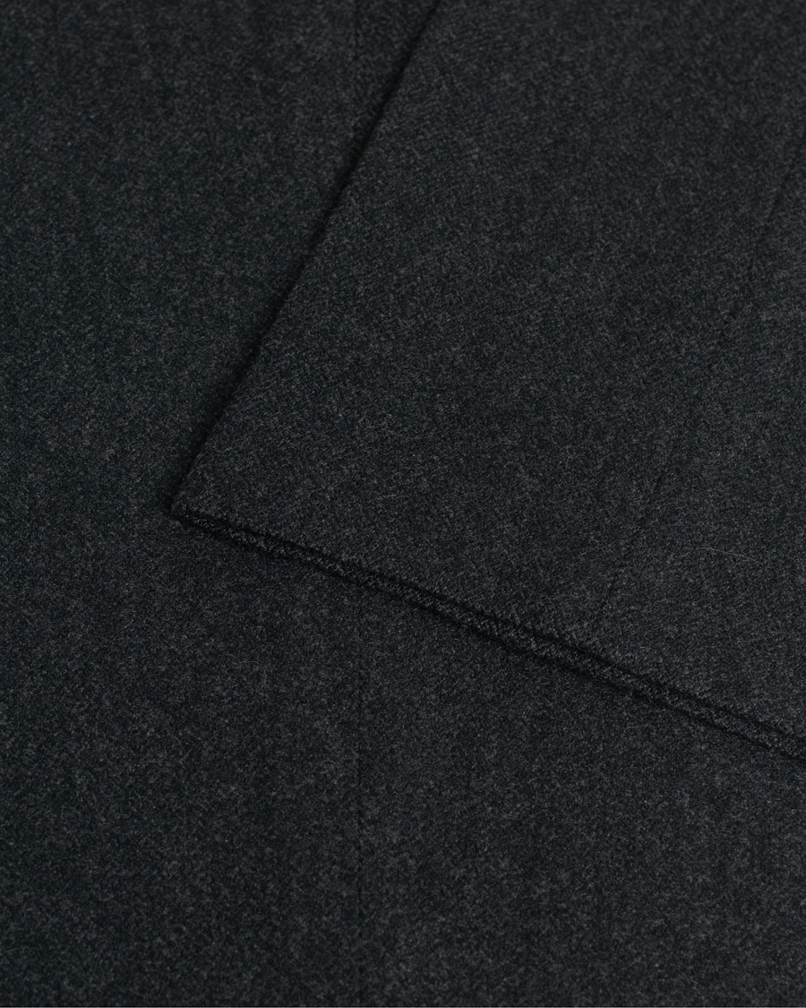 Herren | Hosen | Pre-owned | Ralph Lauren Purple Label Flat Front Flannel Trousers Dark Grey