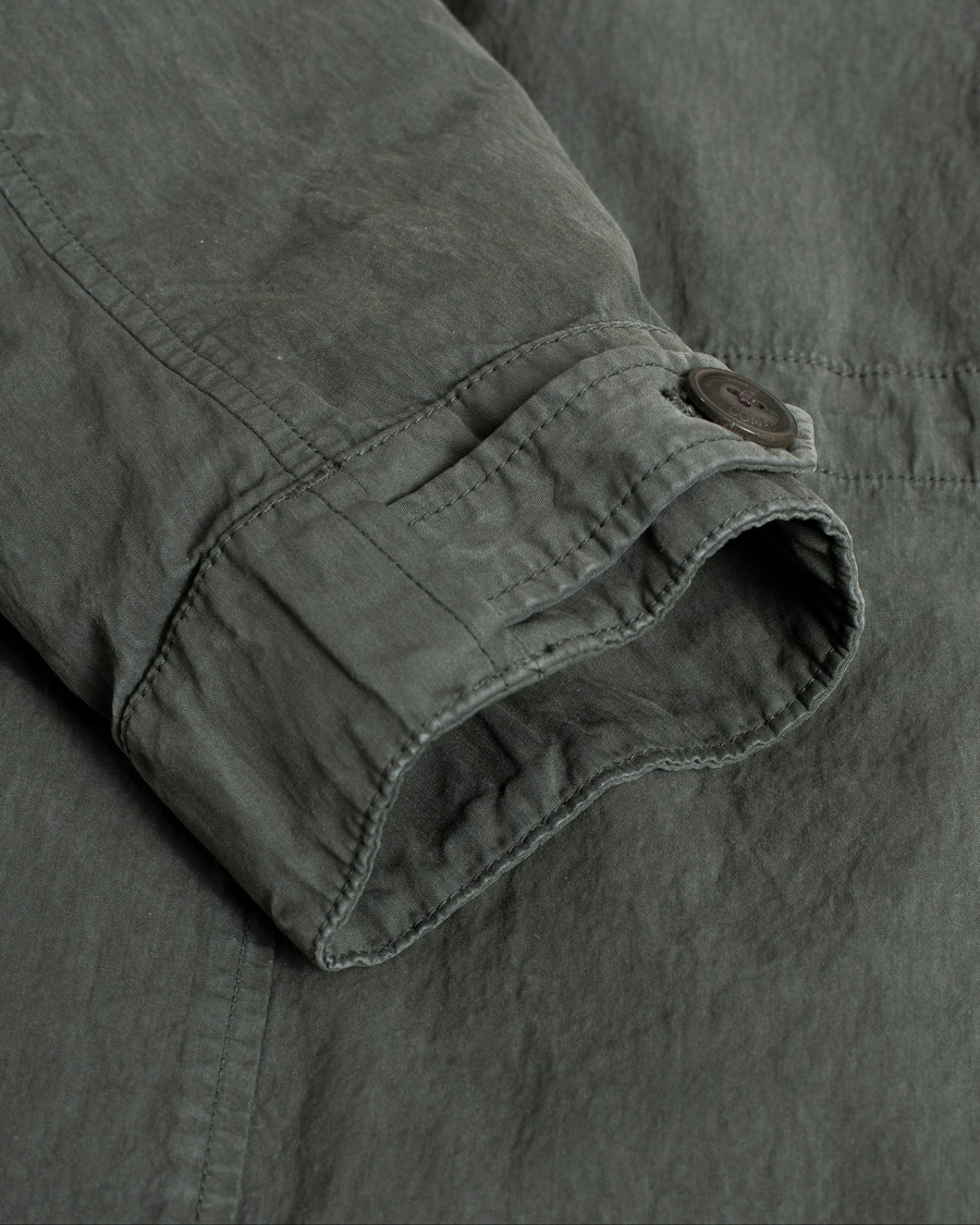 Herren | Jacken | Pre-owned | C.P. Company 50 Fili Garment Dyed Cotton/Nylon 2 in 1 Parka Green