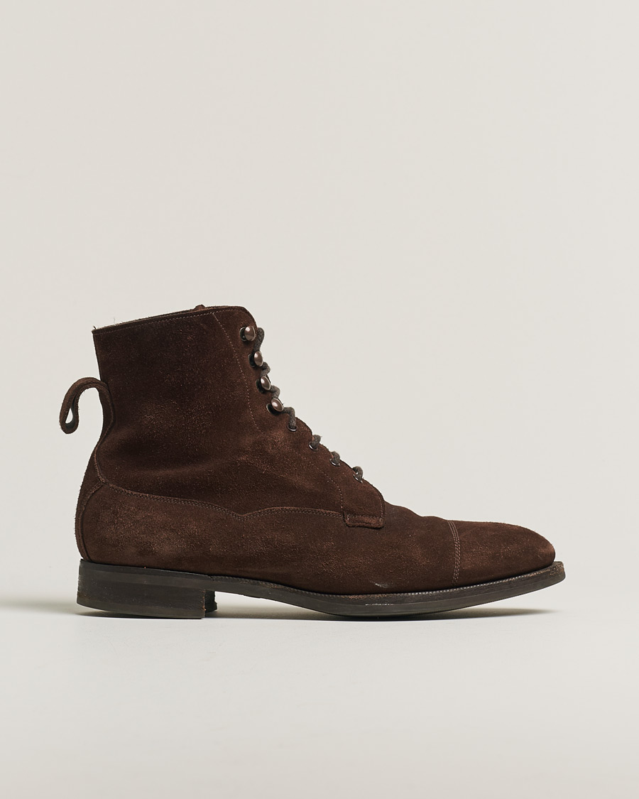 Herren | Boots | Pre-owned | Edward Green Galway Boot Mink Suede