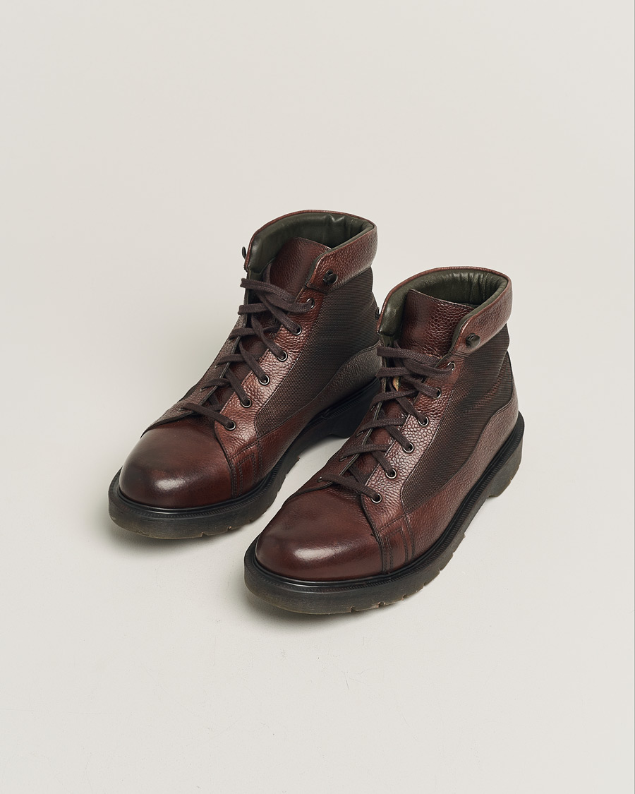 Herren | Design Loake Trimble Heat Sealed Monkey Boot Dark Brown | Pre-owned | Design Loake Trimble Heat Sealed Monkey Boot Dark Brown