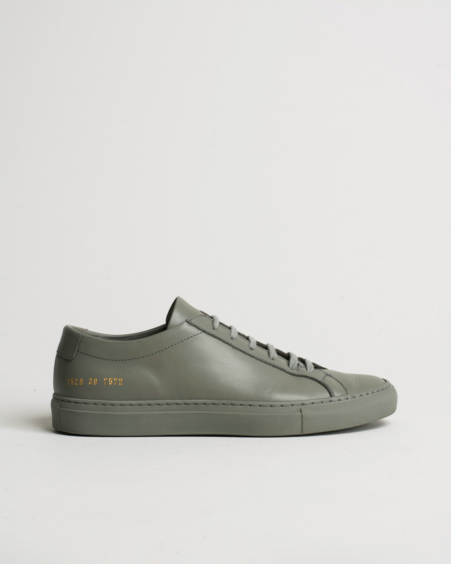 Herren | Common Projects Original Achilles Sneaker Grey | Pre-owned | Common Projects Original Achilles Sneaker Grey