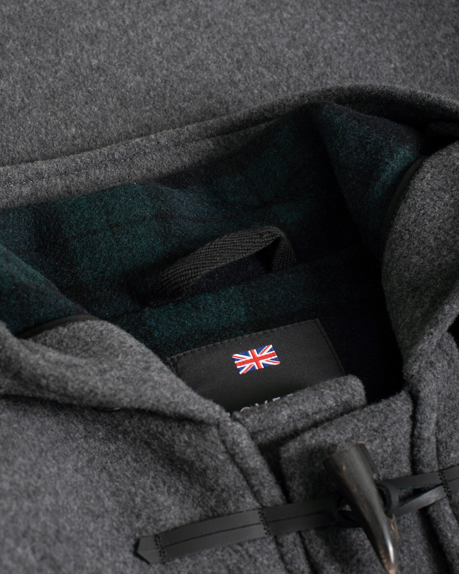 Herren | Jacken | Pre-owned | Gloverall Morris Duffle Coat Grey/Blackwatch