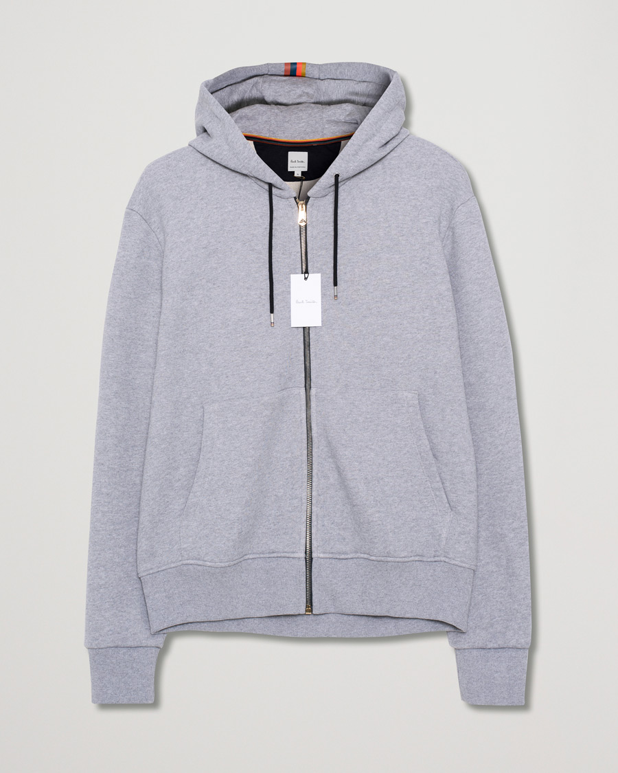 Herren | Pullover | Pre-owned | Paul Smith Hooded Zip Sweatshirt Grey